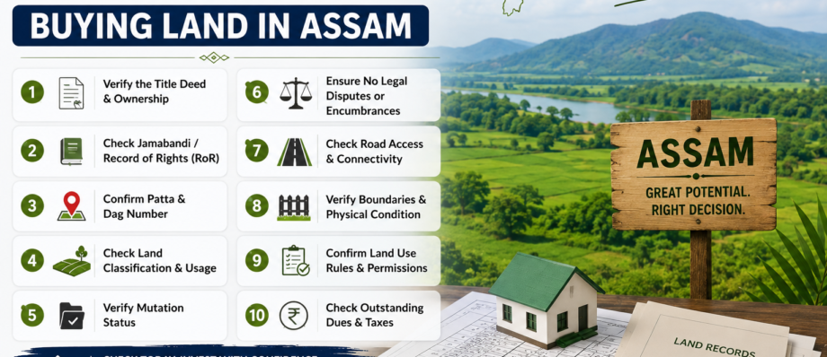 10 Things to Check Before Buying Land in Assam